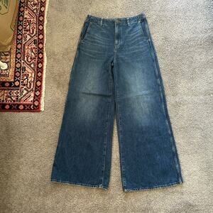 Madewell Wide Sweep Denim Trousers